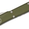 Microtech 123-4OD Ultratech Satin, OD Green Aluminum Handle - Image 3