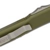Microtech 122-4OD Ultratech Satin D/E Dagger, OD GRN Handles - Image 4