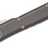 Microtech 123-13 Ultratech BRZ Tanto, Black Handles - Image 4