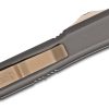 Microtech 123-13 Ultratech BRZ Tanto, Black Handles - Image 3