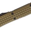 Microtech 123-3FRGTODS Ultratech BLK Tanto Blade, BLK Handles w/ OD Green Frag G10 Top - Image 3