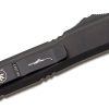 Microtech 123-3FRGTODS Ultratech BLK Tanto Blade, BLK Handles w/ OD Green Frag G10 Top - Image 4