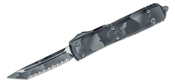Microtech 123-3UCS Ultratech Urban Camo Serrated Tanto Blade