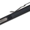 Microtech 123-6 Ultratech Serrated, Black Aluminum Handle - Image 4