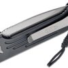 Microtech 135-11 LUDT Stonewashed Combo Blade, Black Handles - Image 3