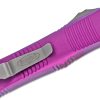 Microtech 139-4VI Troodon Satin, Violet Aluminum Handles - Image 3