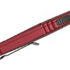 Microtech 142-1MR Combat Troodon Black, Merlot Red Handle - Image 4