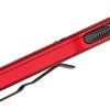 Microtech 149-1RD UTX-70 Black Tanto, Red Aluminum Handles - Image 4