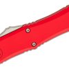 Microtech 1705M-10RD Hera II Stonewashed Recurve RED - Image 3