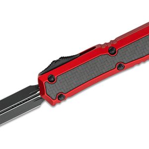 Microtech 206-1RDCFIS Makora Black D/E w/ Carbon Fiber