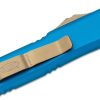 Microtech 231-13BL UTX-85 S/E Bronze w/ Blue Handle - Image 3