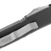 Microtech 232-10 UTX-85 Stonewashed, Black Aluminum Handles - Image 4