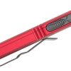 Microtech 232-1RD UTX-85 Black D/E, Red Aluminum Handles - Image 4