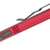 Microtech 121-1RD Ultratech Black, Red Aluminum Handles - Image 4