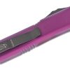 Microtech 123-1VI Ultratech Black, Violet Handle - Image 3