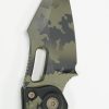 Microtech 169-1UCS Stitch Green Camo Spear Point Blade - Image 6