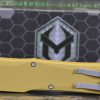 Heretic Knives Cleric Clip Point OTF Auto Knife Tan 3.5" - Image 3