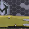 Heretic Knives Cleric Clip Point OTF Auto Knife Green 3.5" - Image 5