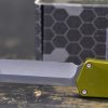 Heretic Knives Cleric Tanto OTF Auto Knife Green Handle 3.5" - Image 7