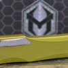 Heretic Knives Cleric Tanto OTF Auto Knife Green Handle 3.5" - Image 6