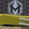 Heretic Knives Cleric Tanto OTF Auto Knife Green Handle 3.5" - Image 5