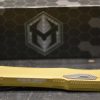 Heretic Knives Cleric Tanto OTF Auto Knife Tan Handle 3.5" - Image 7