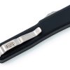 Microtech 147-6 UTX-70 Satin Plain/Serrated, Black Handles - Image 4