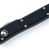 Microtech 147-6 UTX-70 Satin Plain/Serrated, Black Handles - Image 5