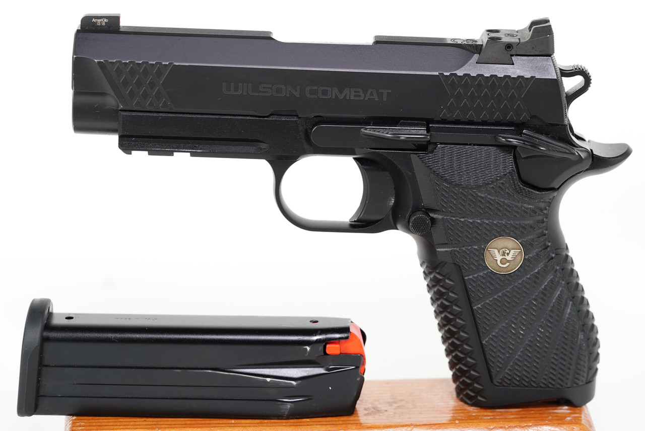 Wilson Combat EDC X9 Black over Black Fullsize **USED FREE S/H** - Image 3