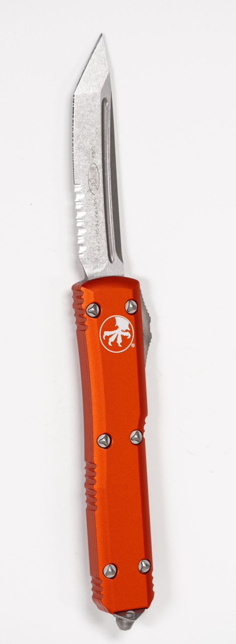 Microtech 123-11OR Ultratech Stonewashed, Orange Handle