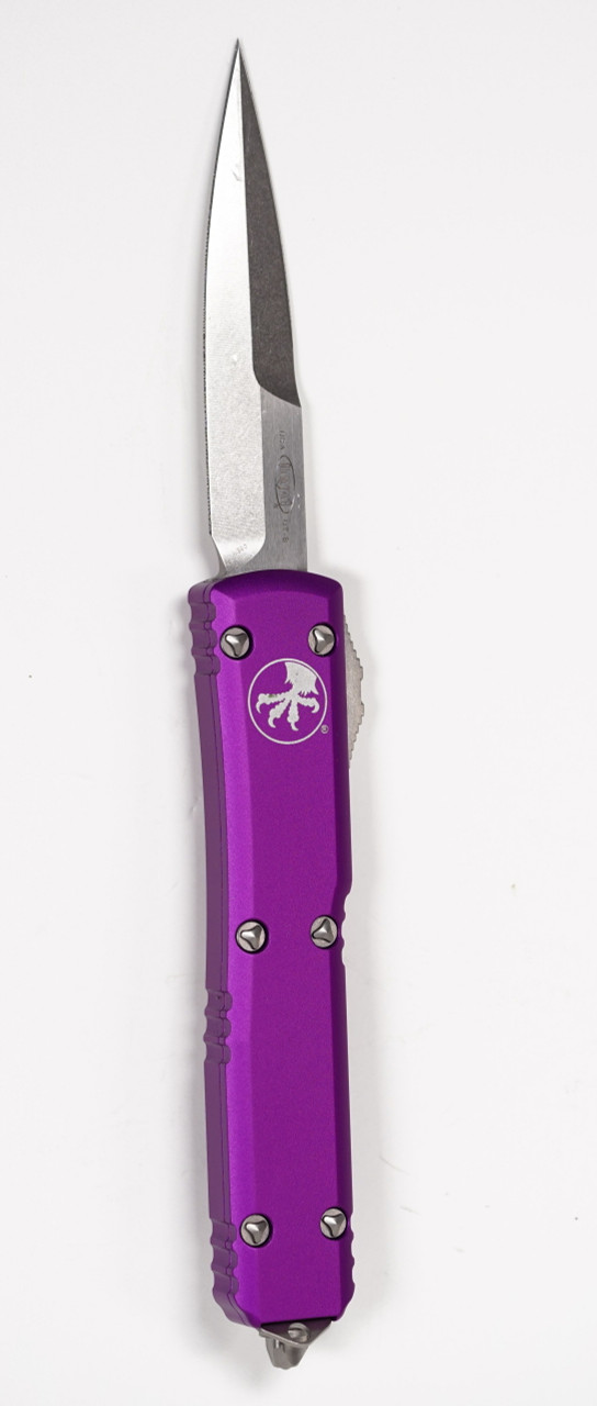 Microtech 120-10VI Ultratech Stonewashed, Violet Handle