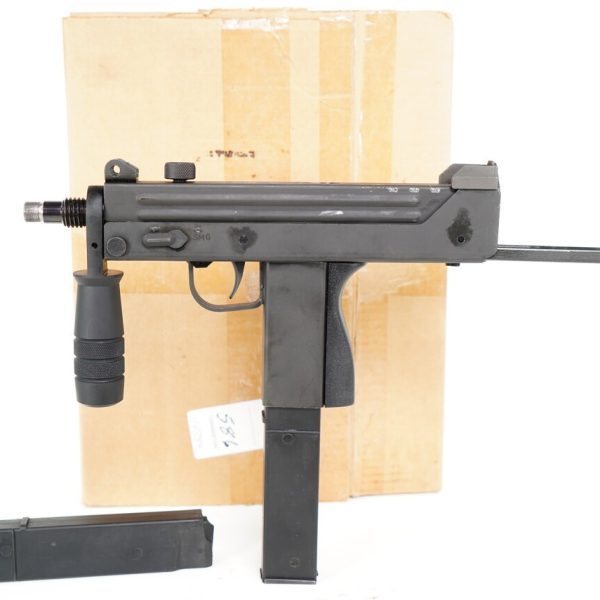 SWD M11 9mm with K Grip and original box with 2 zytel mags