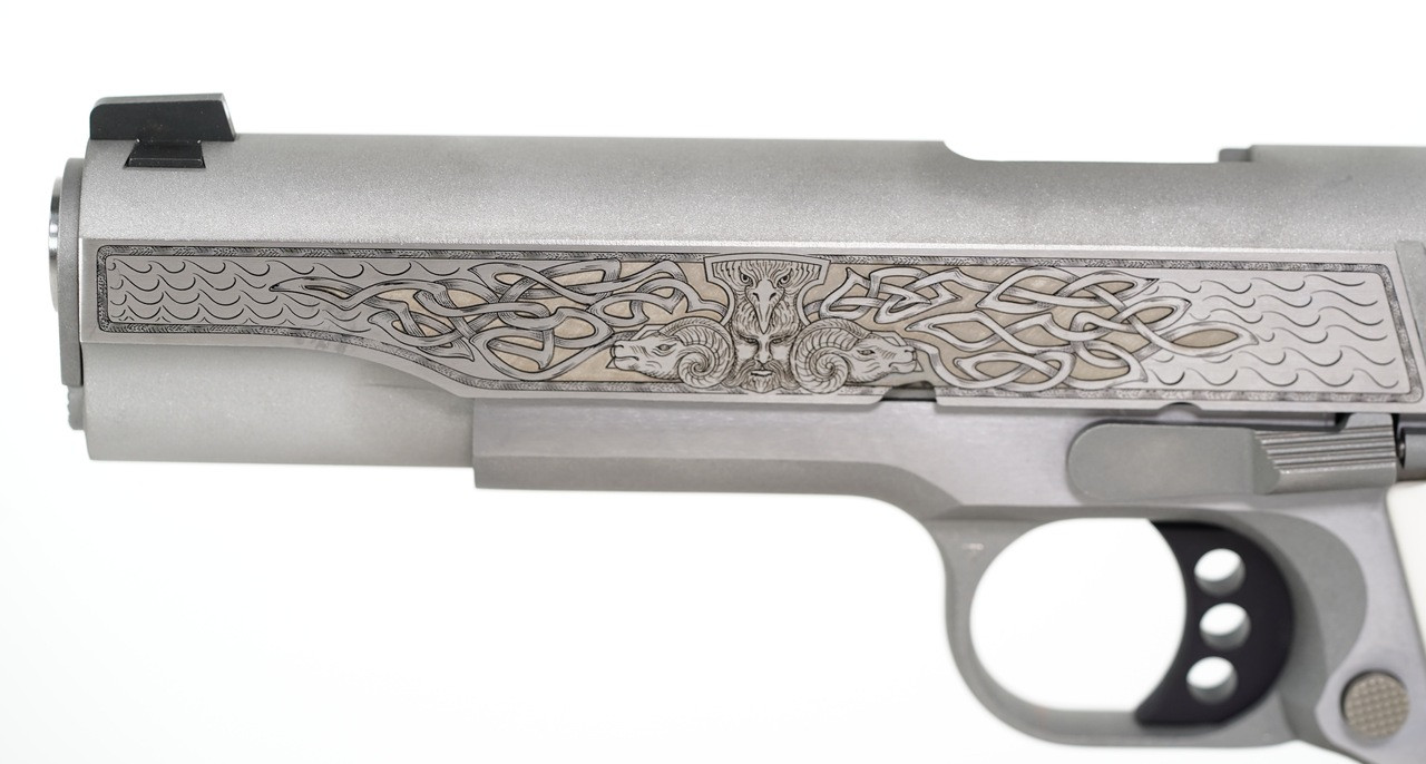 Colt Delta Elite Thor 10mm Silver Engraved - Image 9