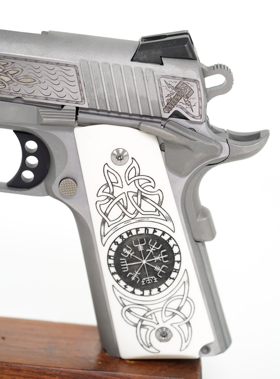 Colt Delta Elite Thor 10mm Silver Engraved - Image 7