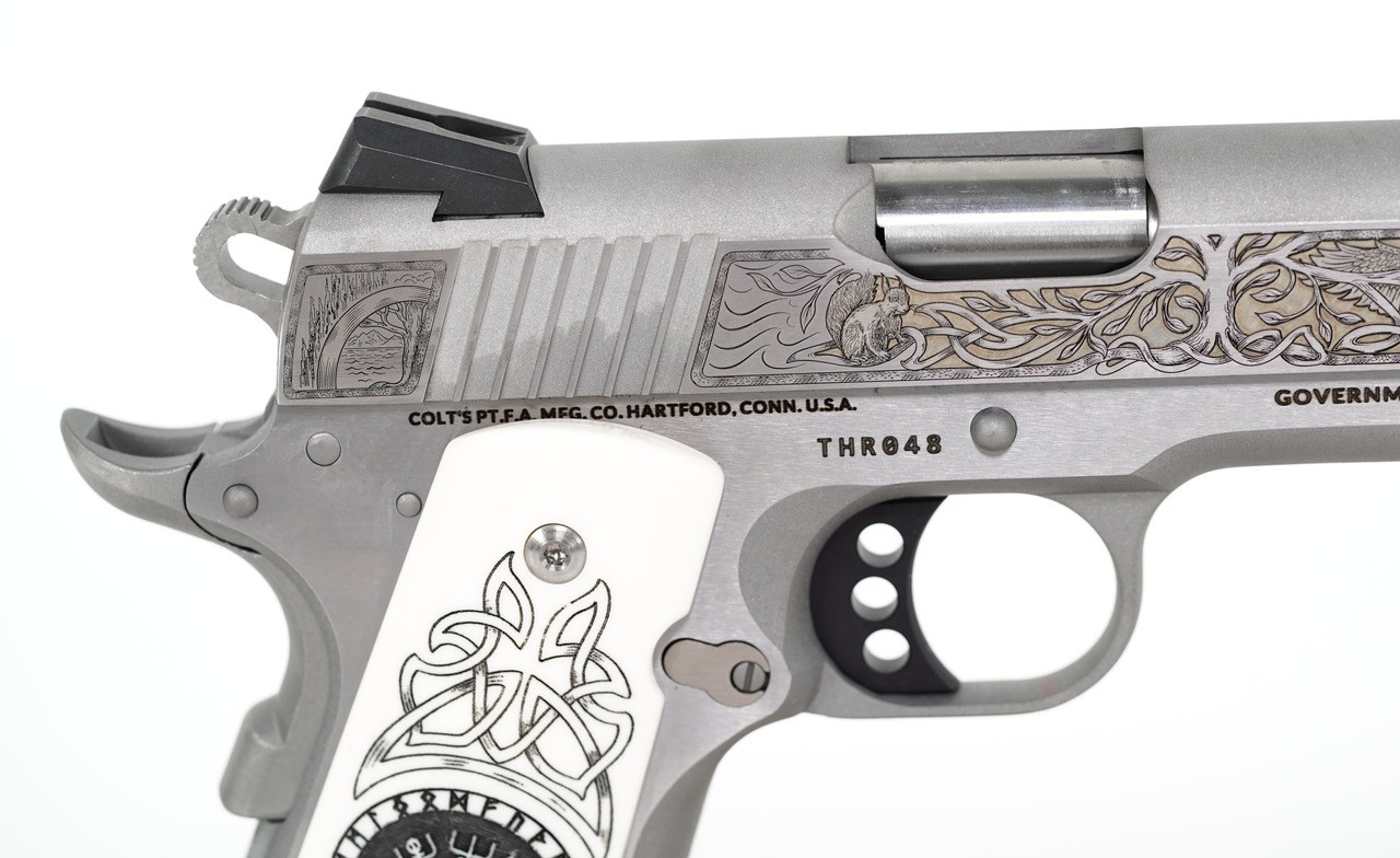 Colt Delta Elite Thor 10mm Silver Engraved - Image 17