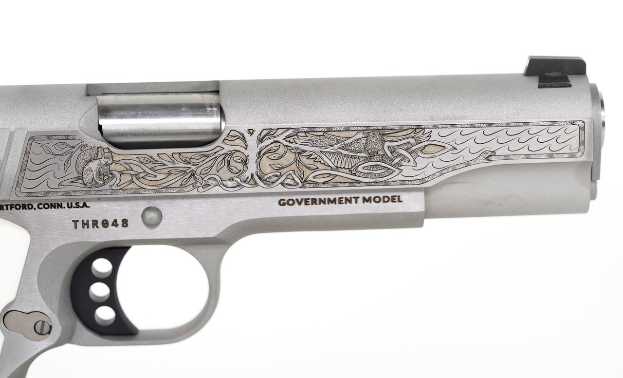 Colt Delta Elite Thor 10mm Silver Engraved - Image 11