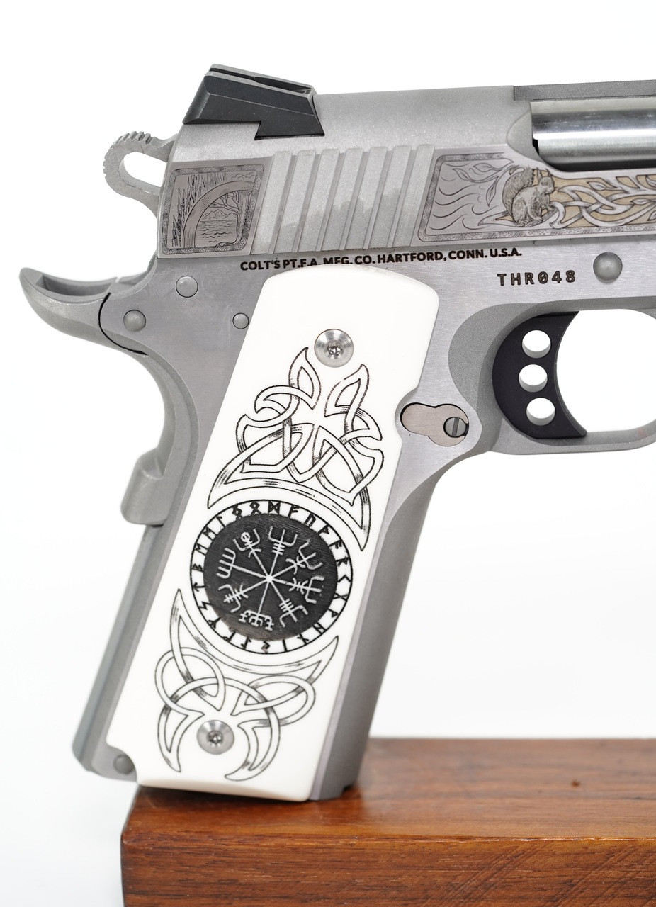 Colt Delta Elite Thor 10mm Silver Engraved - Image 13