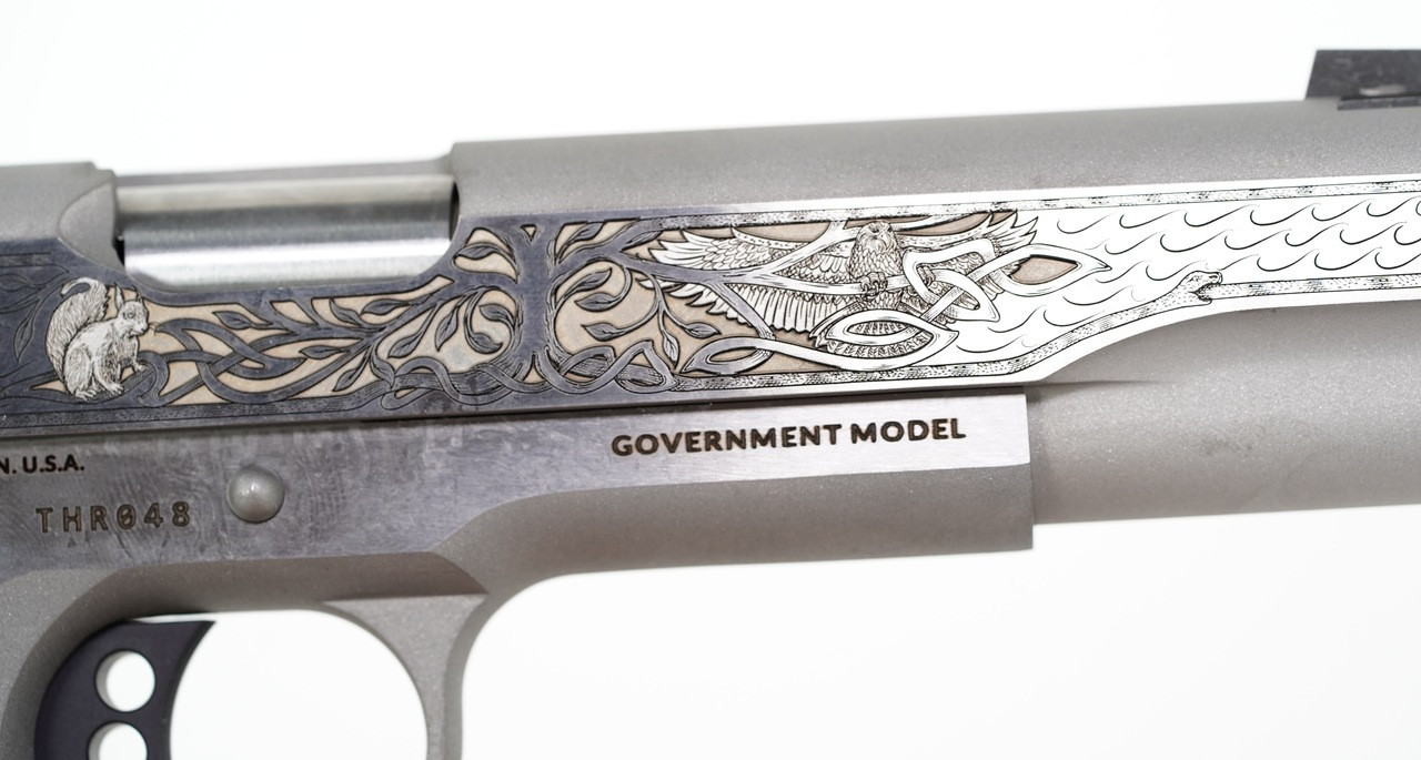 Colt Delta Elite Thor 10mm Silver Engraved - Image 10