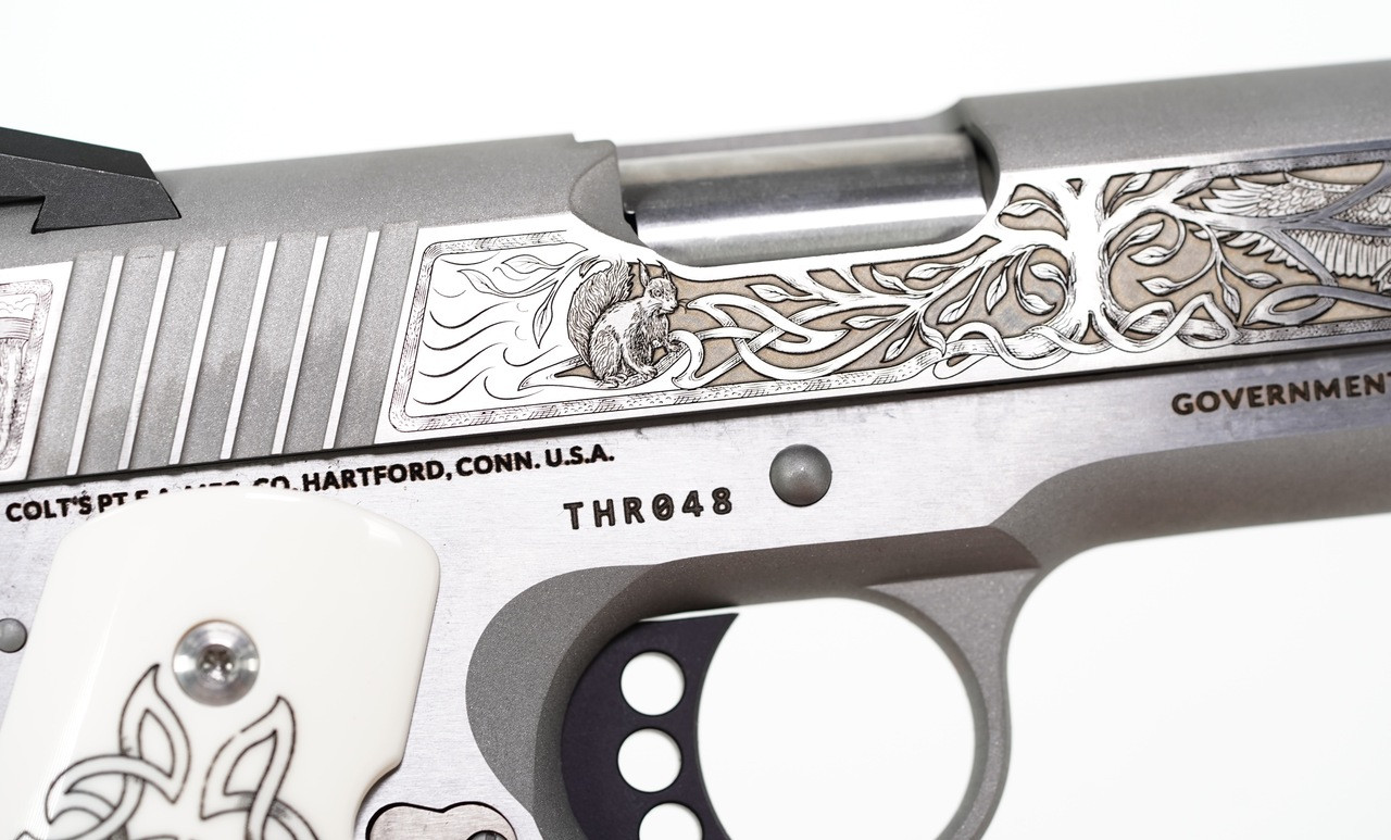Colt Delta Elite Thor 10mm Silver Engraved - Image 15