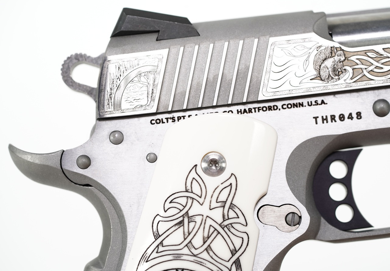Colt Delta Elite Thor 10mm Silver Engraved - Image 12