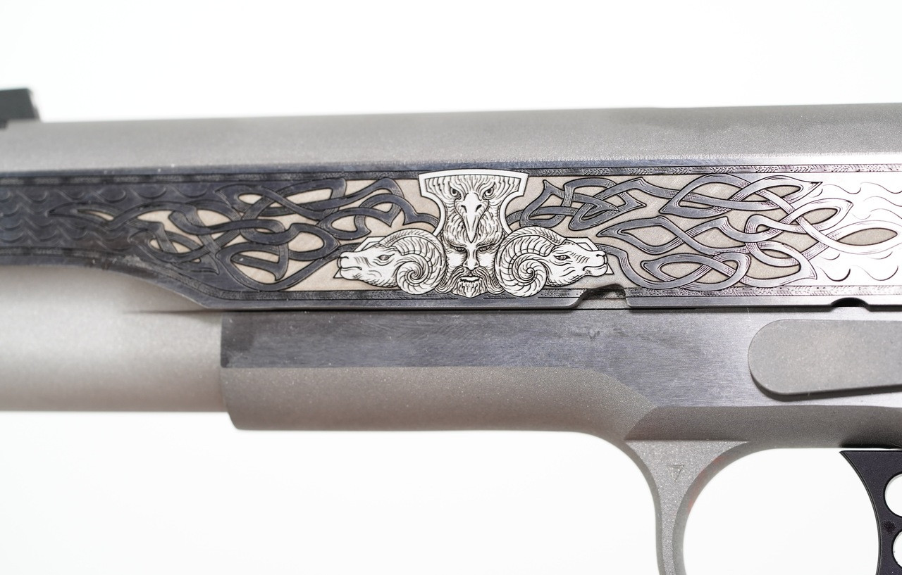 Colt Delta Elite Thor 10mm Silver Engraved - Image 14