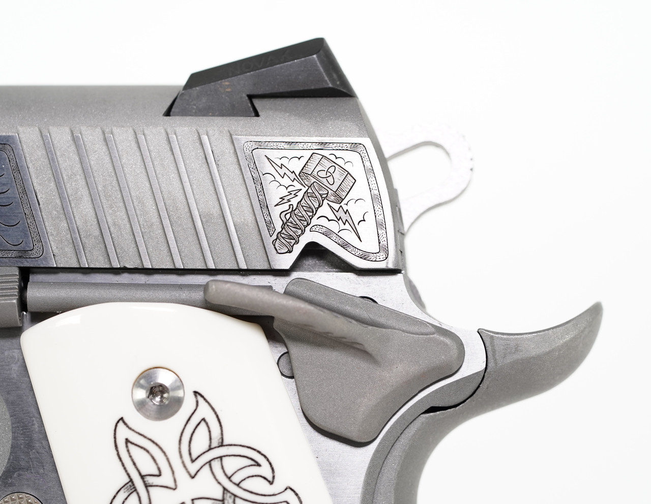 Colt Delta Elite Thor 10mm Silver Engraved - Image 8