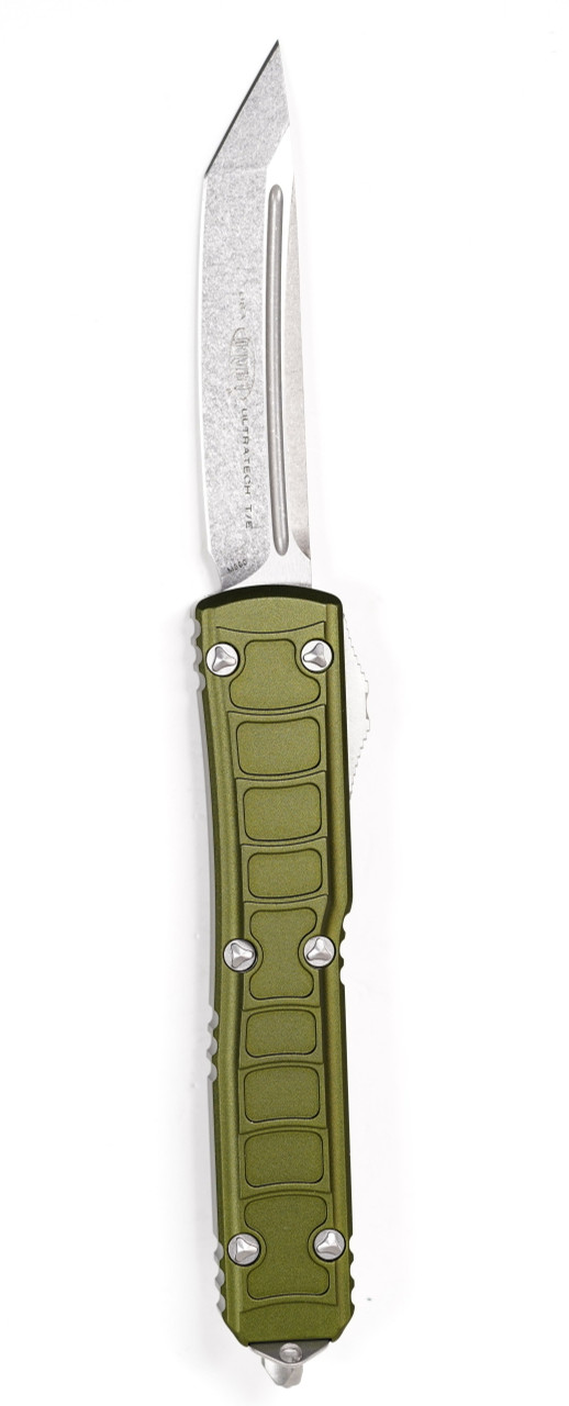 Microtech 123II-10ODS Ultratech II Stonewash, OD Green