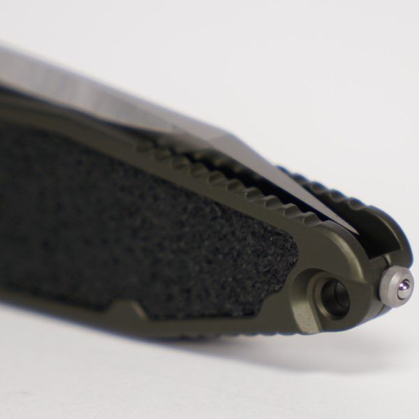 Microtech 161-4OD Socom Elite Satin, OD Green Handles