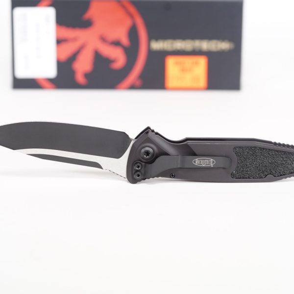 Microtech 160A-1T Socom Elite Tactical BLK Plain Blade