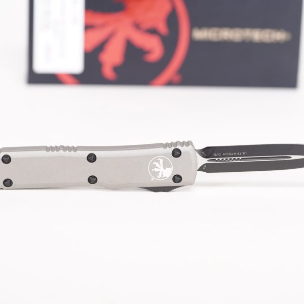 Microtech 122-1TG Ultratech Black, Ti GRY Aluminum Handle