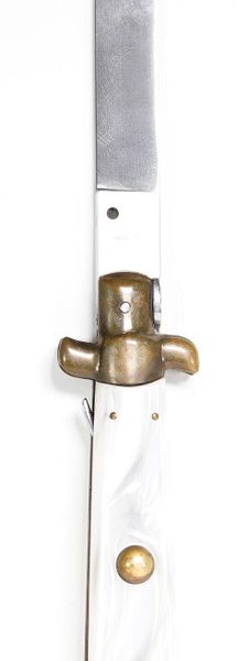 Rostfrei Italian Switchblade  8 5/8  Pearl Lex Grip