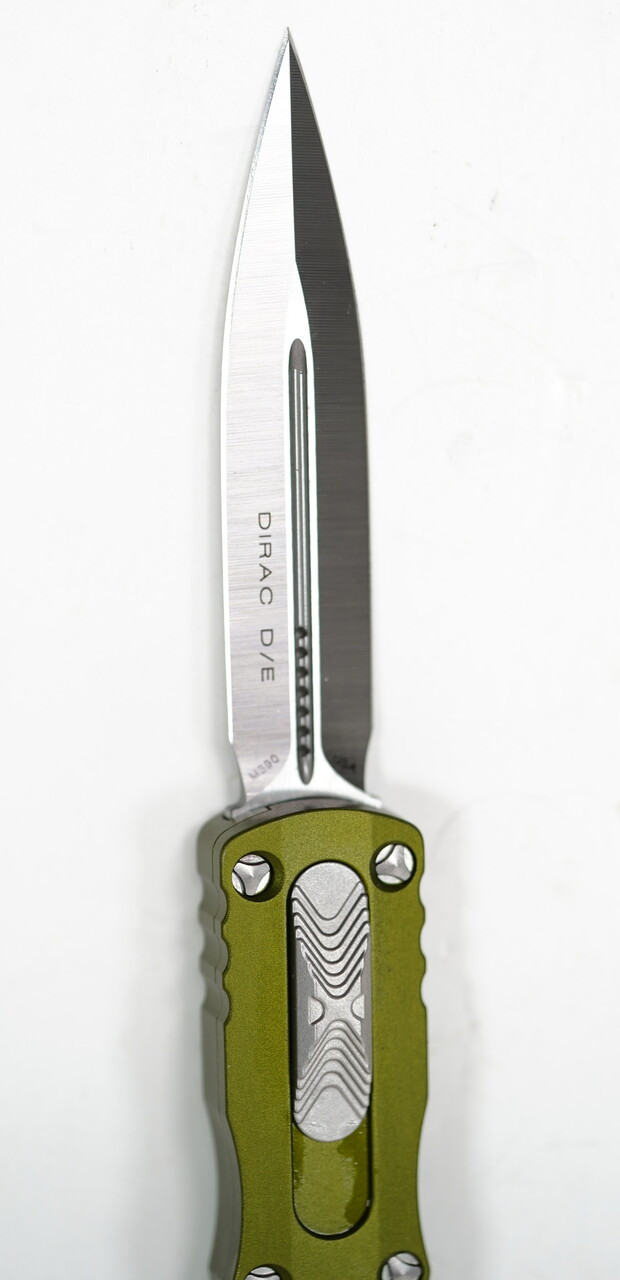 Microtech 225-4OD Dirac Double Edge Satin OD Green - Image 3