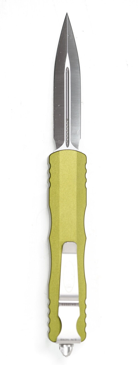 Microtech 225-4OD Dirac Double Edge Satin OD Green - Image 2