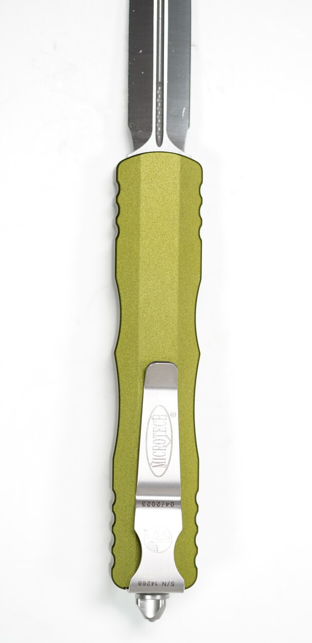 Microtech 225-4OD Dirac Double Edge Satin OD Green - Image 6